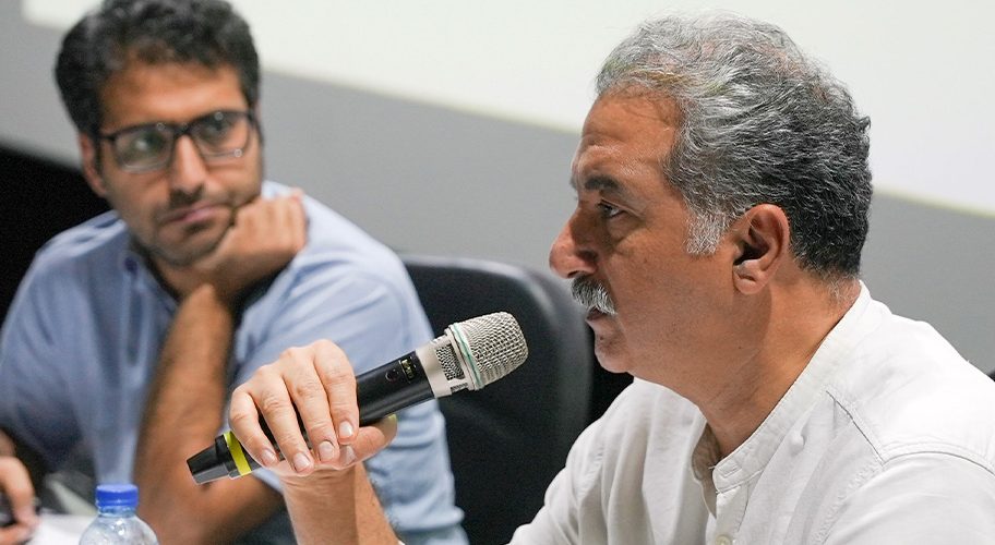 مهدی جعفری کارگردان اشک هور در سینماتک انقلاب