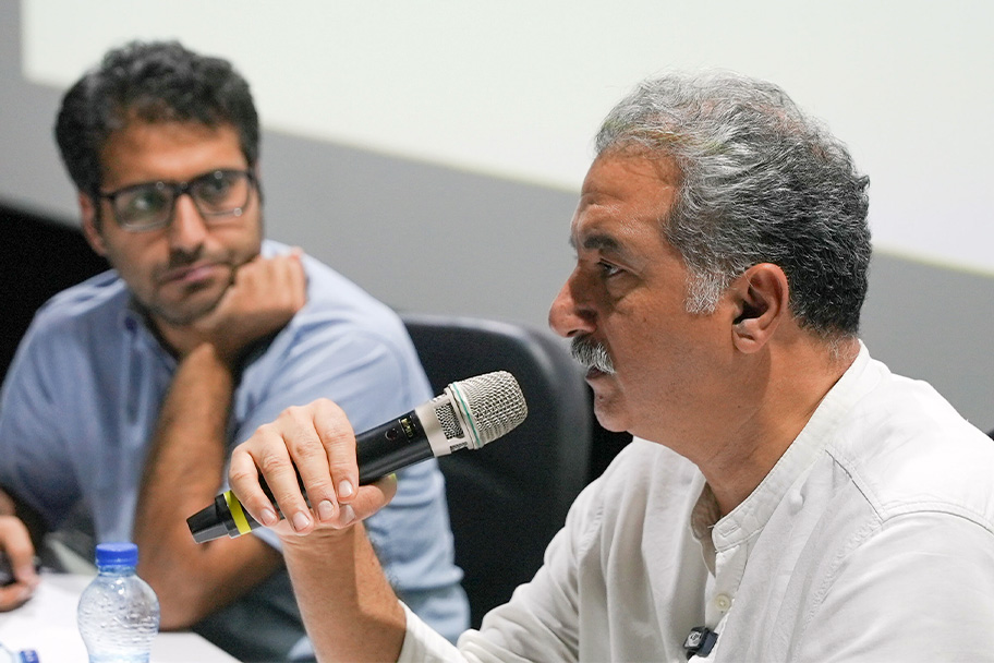 مهدی جعفری کارگردان اشک هور در سینماتک انقلاب