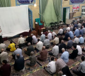 اکران سیار در مساجد در زمان جنگ 12 روزه